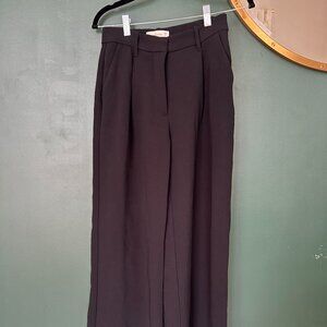 Abercrombie & Fitch "Sloane" Tailored Wide-Leg Pants - Size 26